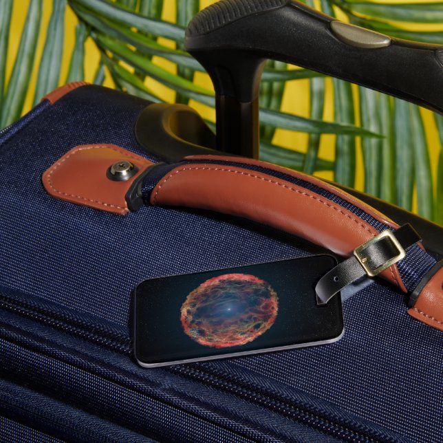 Ein Künstler Eindruck von Supernova 1993j. Gepäckanhänger (Vorderseite Insitu 3)