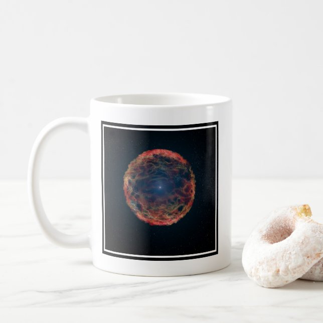Ein Künstler Eindruck von Supernova 1993j. Kaffeetasse (Mit Donut)