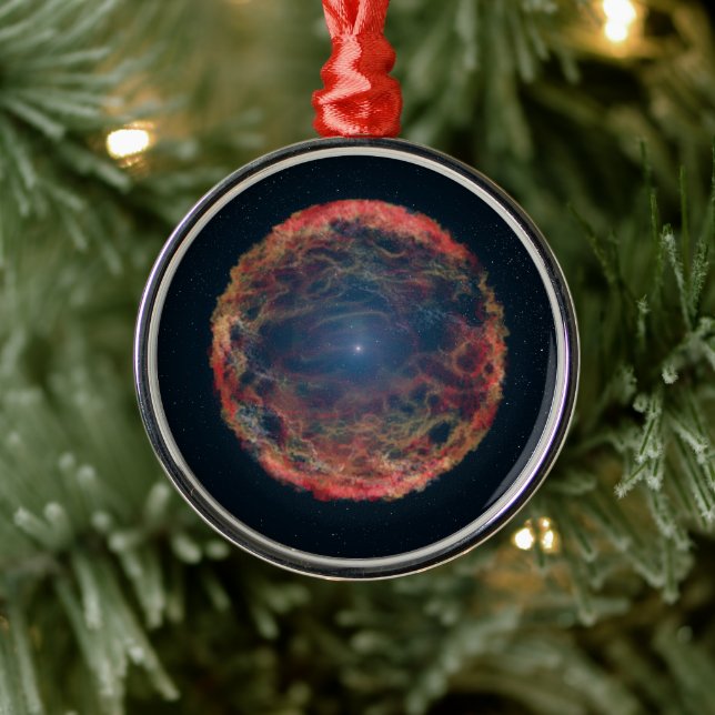 Ein Künstler Eindruck von Supernova 1993j. Ornament Aus Metall (Baum)