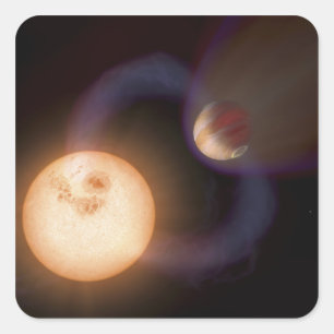 Ein Künstlerabdruck 2 Quadratischer Aufkleber