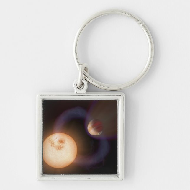 Ein Künstlerabdruck 2 Schlüsselanhänger (Vorne)