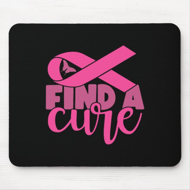 Ein kuratives Brustkrebsbewusstsein Mousepad (Vorne)