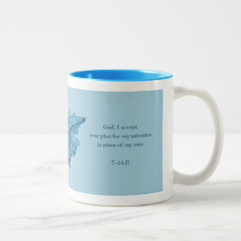 Ein Kurs in Wunder Geschenk Tasse, spirituelles Th Zweifarbige Tasse