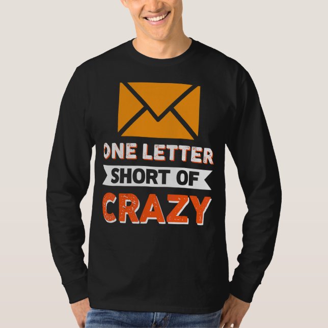 Ein Kurzer Buchstabe T-Shirt (Vorderseite)