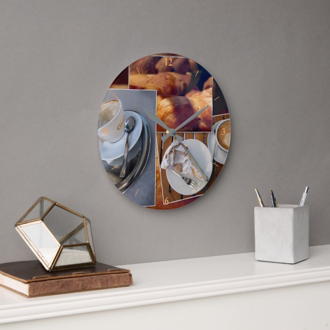 Ein kurzer Pitstop. Große Wanduhr (Büro)