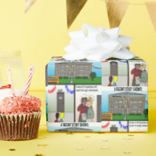 Ein kürzlich erschienenes Papier zum Umpacken von  Geschenkpapier