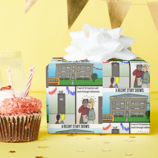 Ein kürzlich erschienenes Papier zum Umpacken von  Geschenkpapier (Geburtstagsparty)