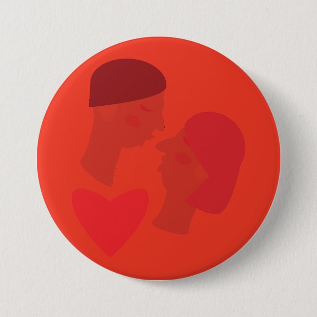 Ein Kuss Button (Vorderseite)