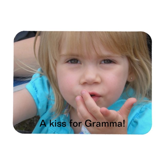Ein Kuss für Gramma Magnet (Horizontal)
