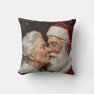 Ein Kuss vom Weihnachtsmann Kissen