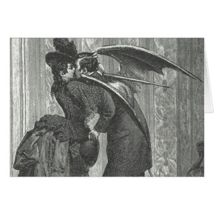 Ein Kussviktorianischer/gotischer Winged Vampire