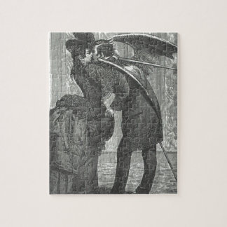 Ein Kussviktorianischer/gotischer Winged Vampire Puzzle