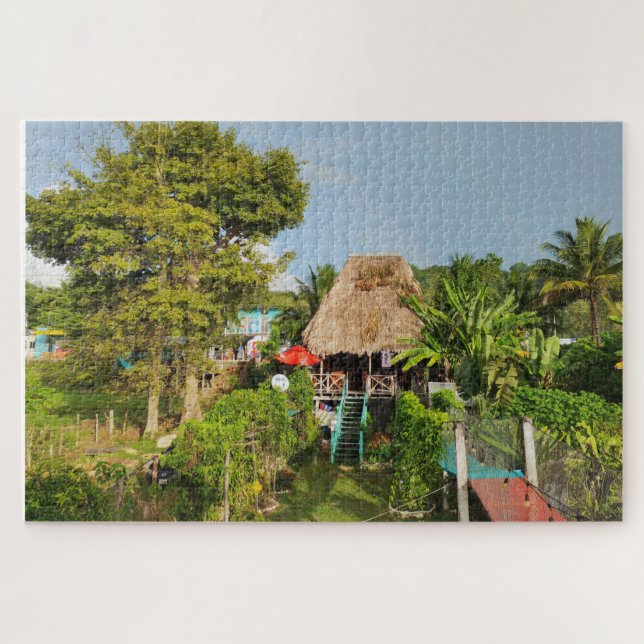 Ein Küstenparadies. Puzzle (Horizontal)