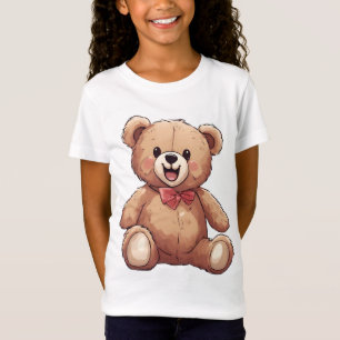 Ein lächelnder Teddybär mit einer roten Krawatte T-Shirt