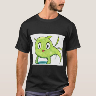 Ein Lagunen/Schwarzbalken-Drückerfisch-Farbdruckde T-Shirt