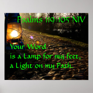 ein Lampenschirm für unsere Füße Poster