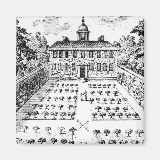 Ein Landhausgarten, vom 'The Gentlemen's Recr Magnet (Vorne)