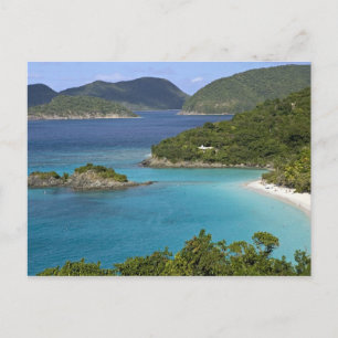 Ein landschaftliche von Caneel Bay von einer Straß Postkarte