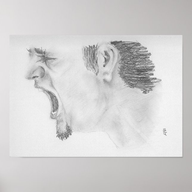 Ein langsamer roter Fluss fließt durch uns alle Poster (Vorne)