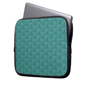 Ein Laptop-Schutzbezug mit einem eleganten, geomet Laptopschutzhülle