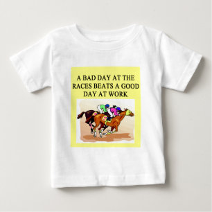 ein laufender Witz des lustigen Pferdespielers Baby T-shirt