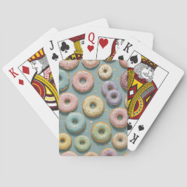 Ein Launiger Pastell-Donut-Traum Spielkarten
