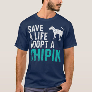 Ein Leben adoptiere einen Hunderettungchiptor als T-Shirt