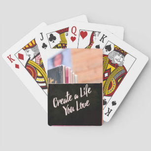 Ein Leben, das du Liebe machst Spielkarten