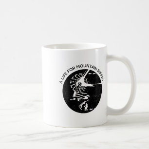 Ein Leben Für Mountainbiking (Fahrradfahrer Radfah Kaffeetasse