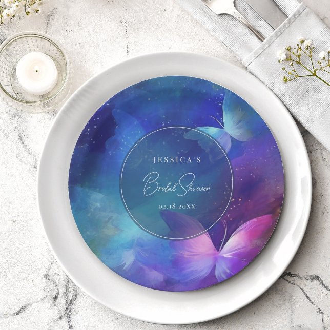 Ein Leben im Brautparty der Schmetterlinge Pappteller (Von Creator hochgeladen)