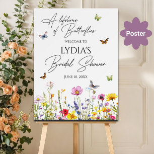 Ein Leben im Brautparty der Wildblume von Schmette Poster