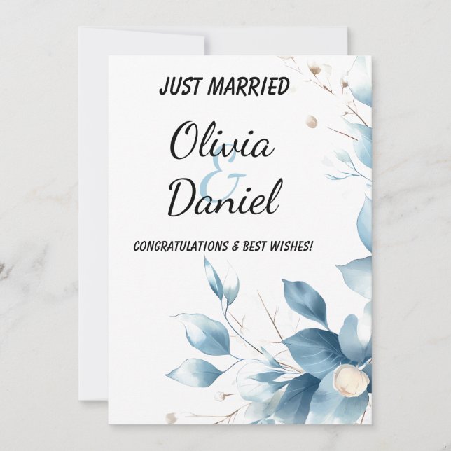 Ein Leben in Liebe und Lachen Einladung (Vorderseite)