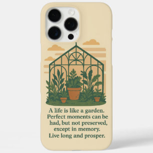 "Ein Leben ist wie ein Garten" Nature Phone Case