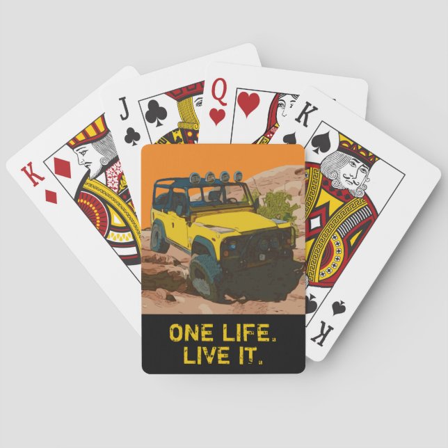 EIN LEBEN. LEBE ES. SPIELKARTEN (Rückseite)