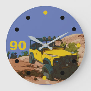 EIN LEBEN.  LIVE ES. GROßE WANDUHR