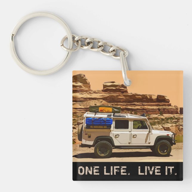 EIN LEBEN. LIVE ES. SCHLÜSSELANHÄNGER (Vorderseite)