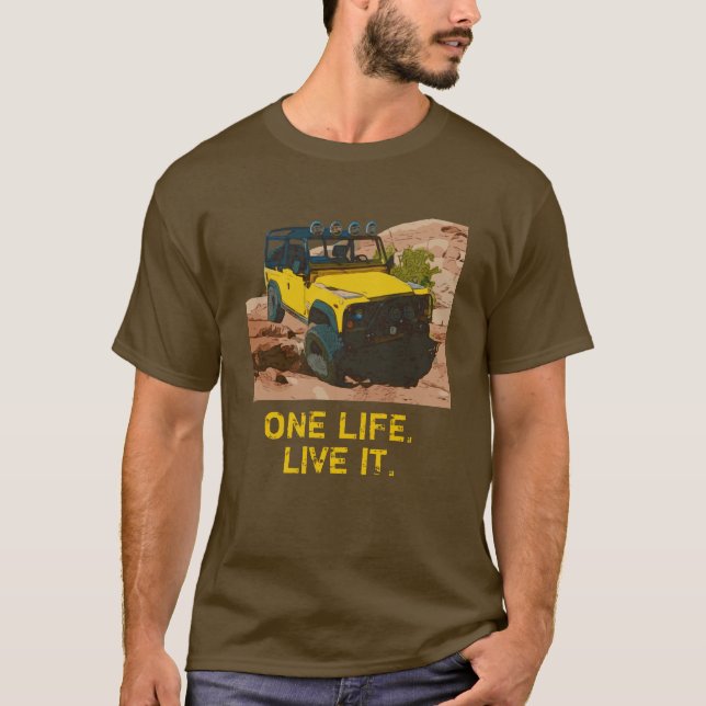 EIN LEBEN. LIVE ES. T-Shirt (Vorderseite)