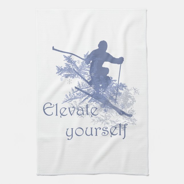 Ein Leben ohne Musik wäre ein klares Spaß-Zitat Küchentuch (Vertikal)