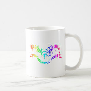 Ein Leben ohne Musik wäre ein klares Spaß-Zitat Tasse