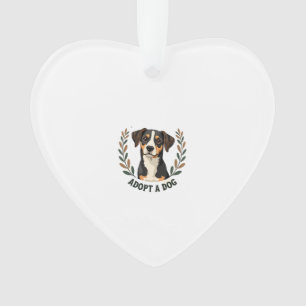 Ein Leben Retten, einen Hund Adoptieren, Vintage R Ornament