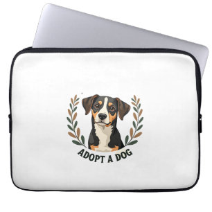 Ein Leben Retten Einen Hund Adoptieren Vintage Ret Laptopschutzhülle