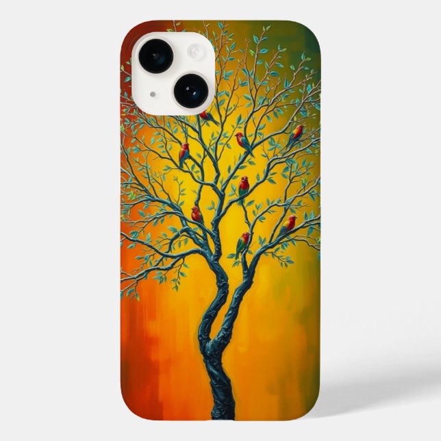 Ein lebendiger Baum mit zahlreichen Ästen und farb Case-Mate iPhone Hülle (Rückseite)