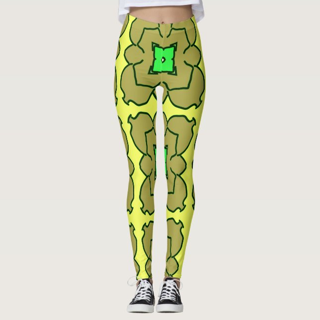 Ein lebendiger mehrfarbiger Klassiker "Ratti_Creat Leggings (Vorderseite)