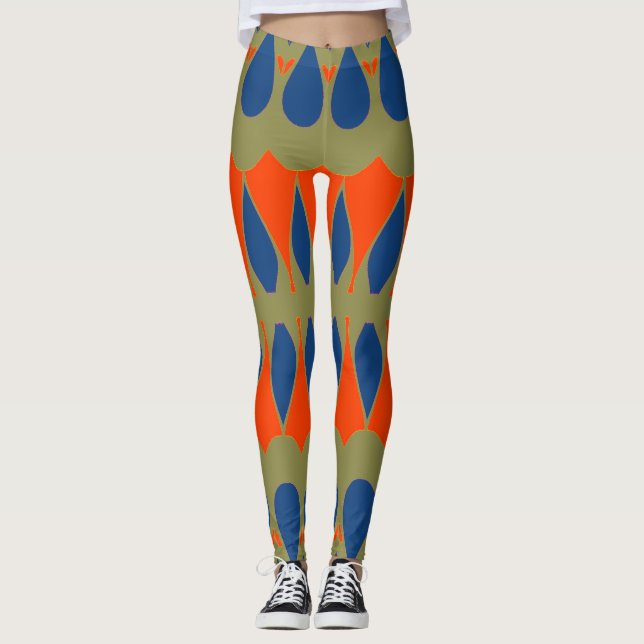 Ein lebendiger mehrfarbiger Klassiker "Ratti_Creat Leggings (Vorderseite)