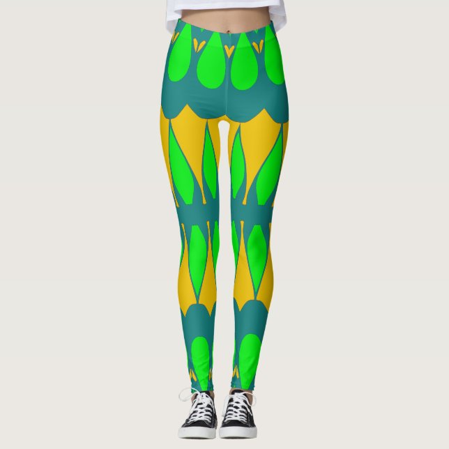 Ein lebendiger mehrfarbiger Klassiker "Ratti_Creat Leggings (Vorderseite)