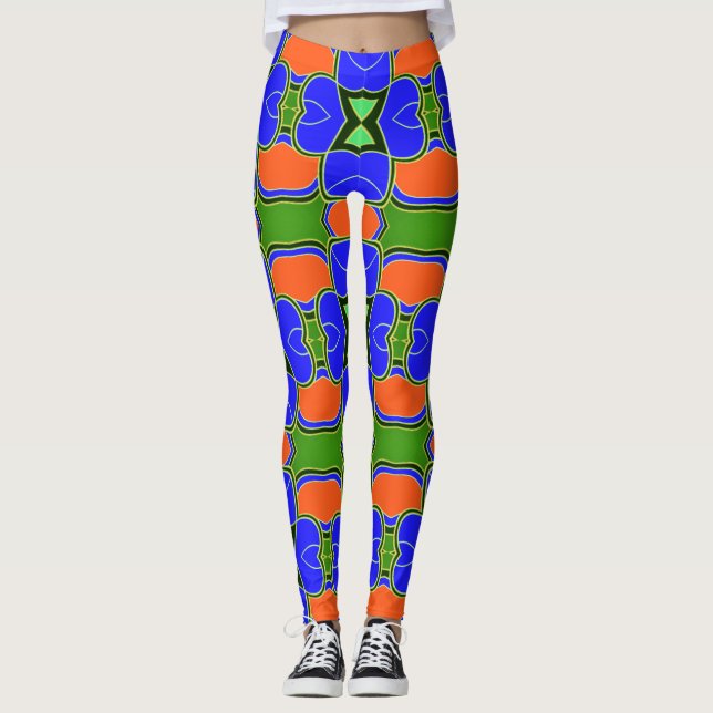 Ein lebendiger mehrfarbiger Klassiker "Ratti_Creat Leggings (Vorderseite)