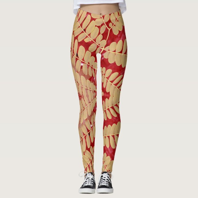 Ein lebendiger Multicolor abstrakt"Ratti_Creative_ Leggings (Vorderseite)