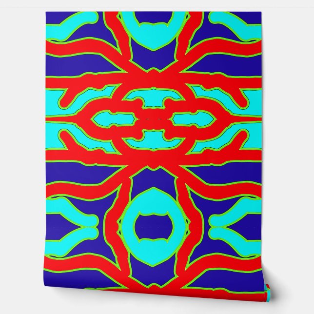 Ein lebendiger Multicolor "Ratti_Creative_Arts" Wa Tapete (Abrollen)