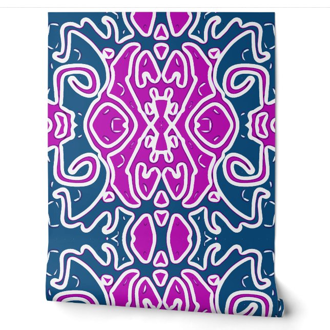 Ein lebendiger Multicolor "Ratti_Creative_Arts" Wa Tapete (Abrollen)