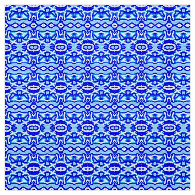 Ein lebendiges blaues Farbmuster klassisches Stoff (Muster)